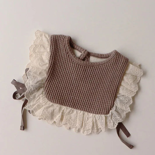 Lace Knitted Bib