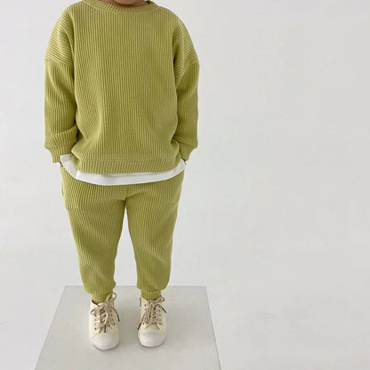 Waffle Sweatsuit Set