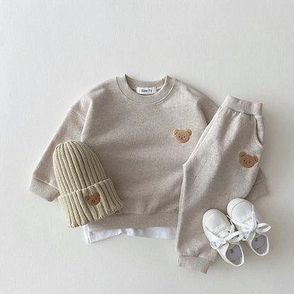 Bear Sweatshirt and Pant Set