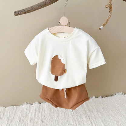 Ice Cream Tee and Short Set