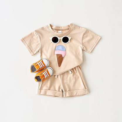 Ice Cream Tee and Short Set