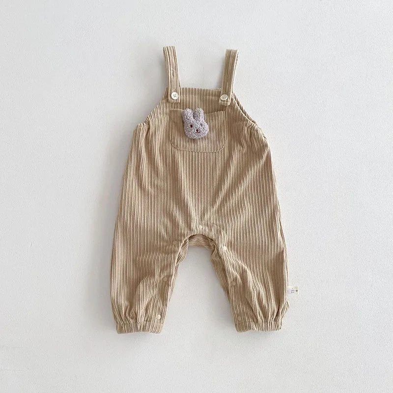 Bunny Solid Corduroy Overall