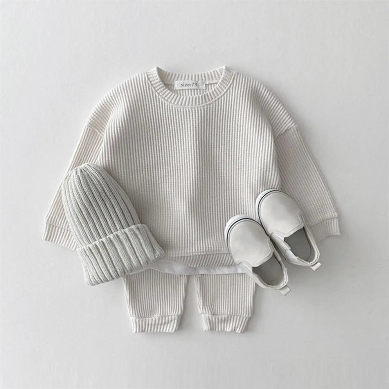 Waffle Sweatsuit Set