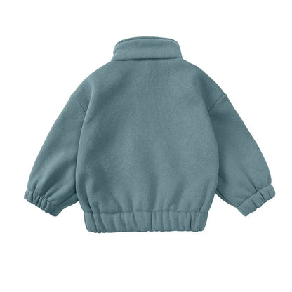 Fleece Lining Turtleneck Set