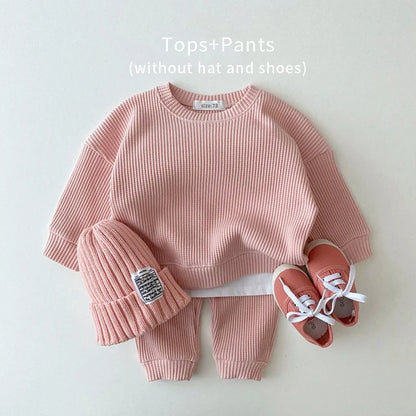 Waffle Sweatsuit Set