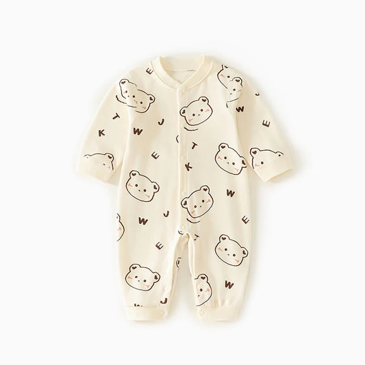 Cartoon Button Jumpsuit