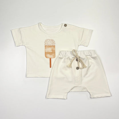 Cotton Tee and Short Set