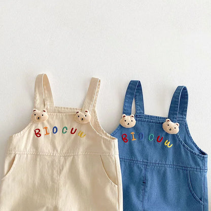 Loose Embroidered Overall