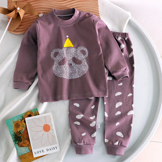 Panda Print Sleepwear Set