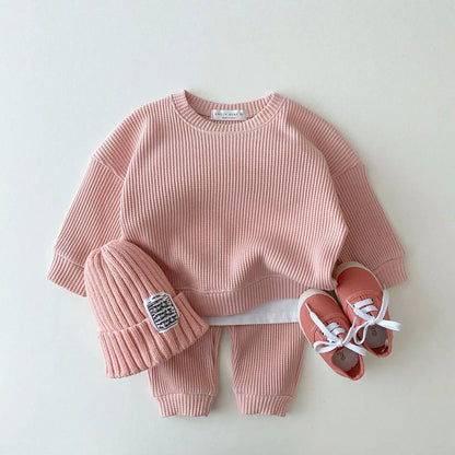 Waffle Sweatsuit Set