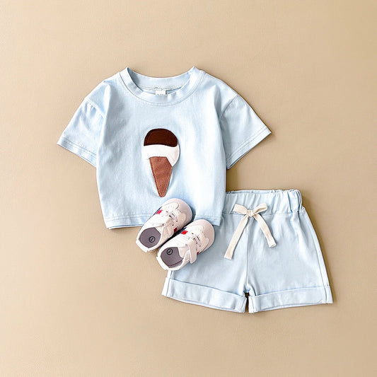 Ice Cream T-shirt and Short Set