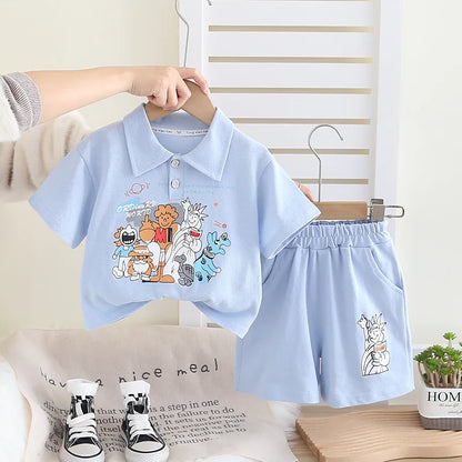 Short Sleeves Casual Set