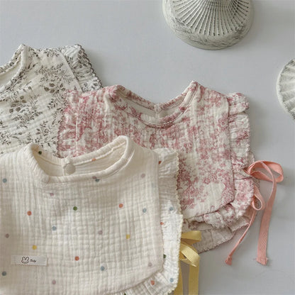 Pure Cotton Ruffle Bib