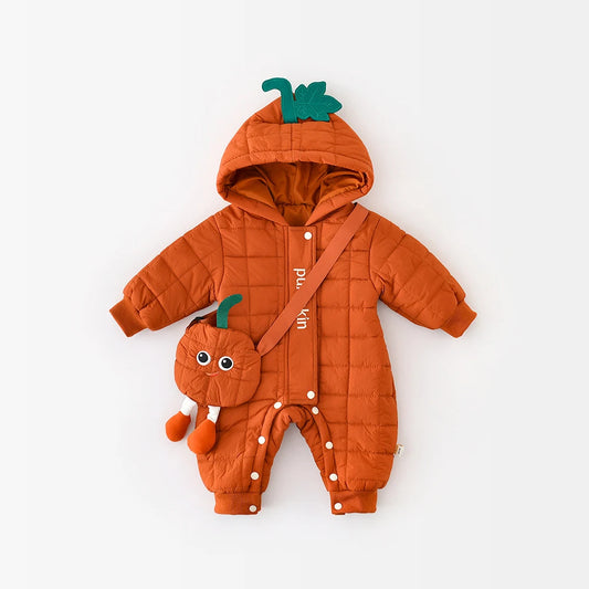 Pumpkin Jumpsuit with Bag