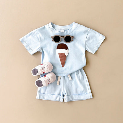 Ice Cream Tee and Short Set