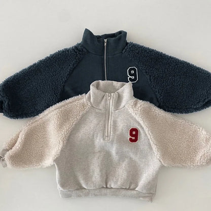 Fleece Patch Sweatsuit Set