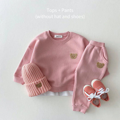 Bear Sweatshirt and Pant Set