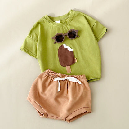 Ice Cream Tee and Short Set