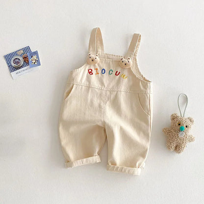 Loose Embroidered Overall