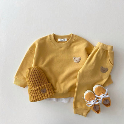 Bear Sweatshirt and Pant Set